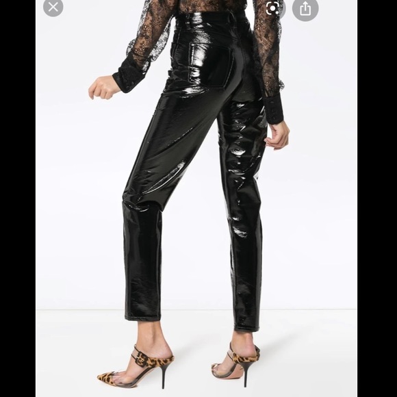 SAINT LAURENT Vinyl Trousers ✨NWT✨ - Picture 2 of 8